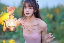 兔子Zzz不吃胡萝卜 -  蓝调向日葵少女 [28P-316MB]-爱图屋