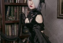 [Cosplay]穿旗袍的2B小姐姐 [45P]-爱图屋