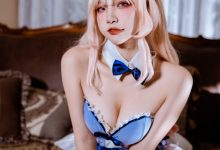 二佐Nisa –  海梦蓝色兔女郎[30P-653.1M]-爱图屋