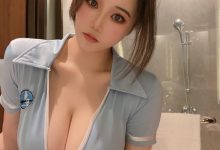 安妮  — 蓝色低胸 [24P+5V-292M]-爱图屋