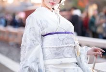 雨波 2024年1月 銀鈿和服 Silver Kimono [46P-250MB]-爱图屋