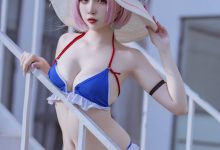 二佐Nisa - NO.140 碧蓝塔尔图泳装 [27P-152MB]-爱图屋