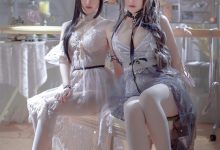 面饼仙儿&半半子 Arknights 黑x森蚺バレエ[56P-483MB]-爱图屋