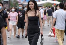 都市丽人漂亮的黑色吊带连体包臀长裙美女【55P-1.83G】-爱图屋