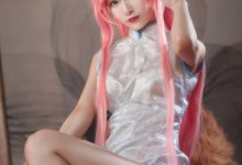 铁板烧鬼舞w -  NO.019 玉藻前旗袍白[20P-300.3M]-爱图屋