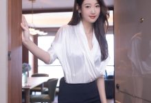 唐安琪《黑色短裙》原版写真 [83P-1.03G]-爱图屋