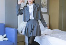 [BoBoSocks袜啵啵]NO.315 小沫-平底鞋、厚黑丝、模特穿鞋及丝袜踩玩偶小熊剧情[140P+1V／6.44GB]-爱图屋