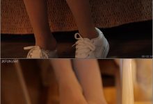 森萝财团写真 10D肉丝运动鞋桌下 图套+视频-爱图屋