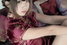 中華娘娘之红色旗袍与美腿高跟[28P/42M]-爱图屋