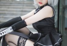 黑丝长腿美女动漫展美女cos写真-爱图屋