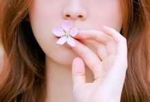 清新美女唯美迷人花海写真图片-爱图屋