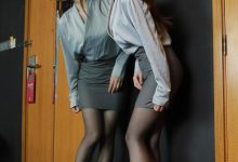 [IESS异思趣向] 2023.03.08 丝享家 1384 小婕《灰裙亮丝》[86P-94.8M]-爱图屋