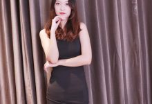 初夏女神 NO.016 依依 M码无袖黑色衣搭配38码长靴[123P+1V／3.82GB]-爱图屋