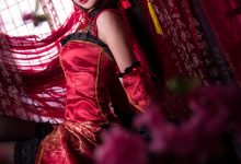 鬼畜瑶 NO.011 时崎狂三新年旗袍 [22P-415MB]-爱图屋