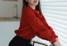 [IESS异思趣向] 2022.09.02 丝享家1195：小婕《红色暗示》[96P／116MB]-爱图屋