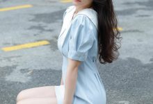 [IESS异思趣向] 2024.04.22 丝享家 1722 秋秋《蓝裙甜妹》[89P105MB]-爱图屋