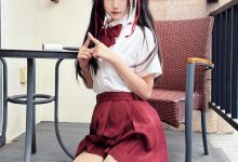 不呆猫 - 温泉双马尾JK [22P1V-713MB]-爱图屋