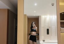 葛征GEZHENG - 黑丝网洞袜抹胸装 [23P+1V-126MB]-爱图屋