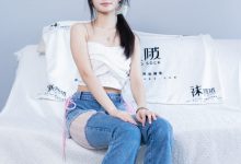 [BoBoSocks袜啵啵]NO.372 甜甜圈-板鞋、白色蕾丝袜、可拆卸牛仔裤、裤里丝[140P+1V／6.32GB]-爱图屋