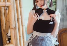 Natsuko夏夏子-熊猫女仆[64P+1V-851MB]-爱图屋
