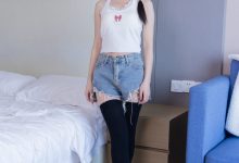 [BoBoSocks袜啵啵]NO.390 甜甜圈-板鞋、厚黑丝大腿袜、厚白丝大腿袜[148P+1V／6.19GB]-爱图屋