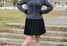 月下摄影 NO.006 茜茜~灰色小JK 这身灰色小JK被我穿出了正装的感觉！[100P+1V／3.09GB]-爱图屋