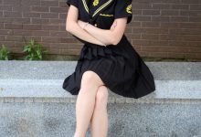 初夏女神 NO.216 双双 黑系水手服[100P+1V／3.45GB]-爱图屋