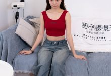 甜予摄影 NO.064 雪梨-帆布鞋、白棉袜、肉丝（脚尖加固款）[130P+2V／10.0GB]-爱图屋