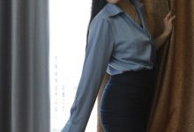 [IESS异思趣向] 2024.09.04 丝享家 1837 婉萍《蓝色衬衣》[86P-81MB]-爱图屋