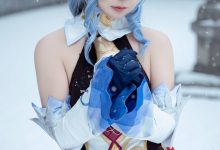 虎森森 – 原神 甘雨 雪景[42P-298.2M]-爱图屋