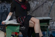 咬一口兔娘(Yiko湿润兔) –  不良女高 [73P+1V-1.79GB]-爱图屋