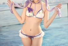 ZinieQ – NO.125 Keqing Swimsuit[15P-440M]-爱图屋