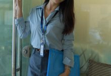 [IESS异思趣向] 2024.11.01 丝享家 1887 小婕《蓝色OL（下）》[77P-69MB]-爱图屋