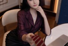 鱼子酱《紫色衬衫》原版写真 [120P-1.39G]-爱图屋