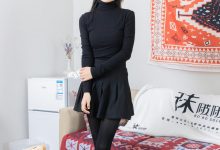 [BoBoSocks袜啵啵]NO.466 糯米-皮鞋、厚黑丝[140P+1V／7.09GB]-爱图屋
