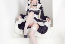 麻花酱 –  可畏泳装+女仆[30P-306M]-爱图屋