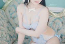 霜月shimo –  Blue Lingerie[41P-309.5M]-爱图屋