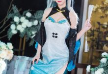 Tomoyo酱 –  星穹铁道 流萤旗袍 [24P-105MB]-爱图屋