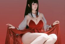 梓猫AzuNyan-舰长图-碧蓝航线-大山·祈愿的巫女[9P-6.2MB]-爱图屋