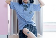 [BoBoSocks袜啵啵]NO.508 奶油 皮鞋、白棉袜、蝴蝶薄肉丝、jk制服[160P+1V／6.17GB]-爱图屋