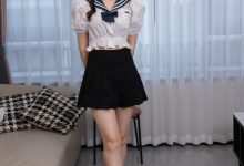 甜予摄影 NO.127 丹丹-皮鞋、白棉袜、裸足[145P+2V／10.5GB]-爱图屋