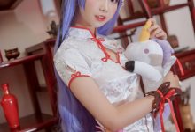 面饼仙儿 -  独角兽旗袍 [20P-230MB]-爱图屋