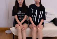 甜予摄影 NO.140 思思双人-板鞋、白棉袜、肉丝[130P+2V／9.74GB]-爱图屋