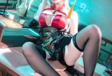 屿鱼 -碧蓝航线 埃吉尔旗袍 [50P-989M]-爱图屋