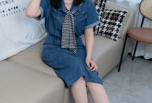 甜予摄影 NO.151 小葵-板鞋、白棉袜、薄肉丝[130P+2V／9.77GB]-爱图屋