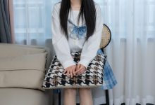 甜予摄影 NO.154 澜澜-帆布鞋、白棉袜、薄灰丝、跺脚抖腿剧情[129P+2V／10.3GB]-爱图屋