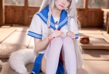 九柒喵-碧蓝航线-朝凪JK[37P-187MB]-爱图屋