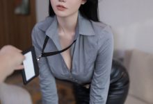 安然《灰色衬衫》原版写真 [92P-1.06G]-爱图屋