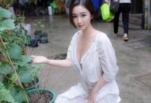 楠芝《性感白色长袍》原版写真 [84P-704MB]-爱图屋