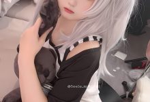 Seele麦麦 – 白色双马尾 [16P-77M]-爱图屋